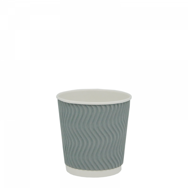 Гофростакан Ripple 110 мл срібло