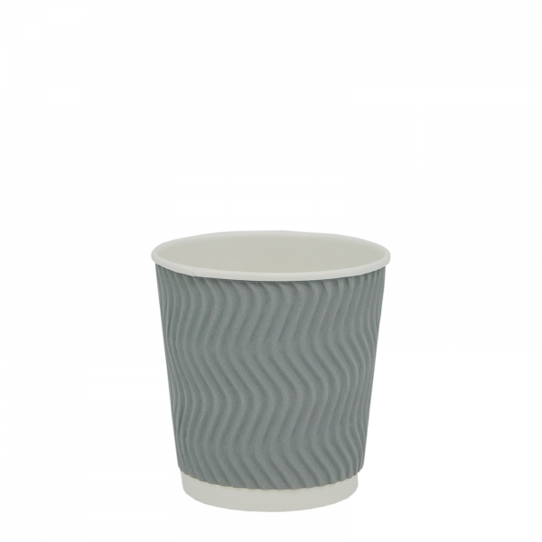 Гофростакан Ripple 180 мл срібло