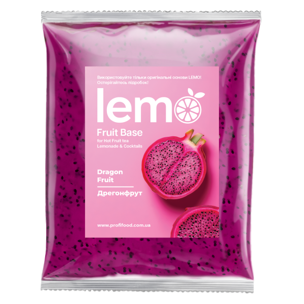 Концентрат для лимонаду та чаю LEMO Пітахайя 1 кг