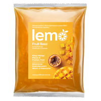 Концентрат для лимонаду та чаю LEMO Манго зі шматочками та Маракуєю 1 кг