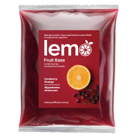 Концентрат для лимонаду та чаю LEMO Журавлина-Апельсин 1 кг