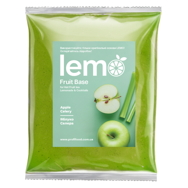 Концентрат для лимонаду та чаю LEMO Яблуко-Селера 1 кг