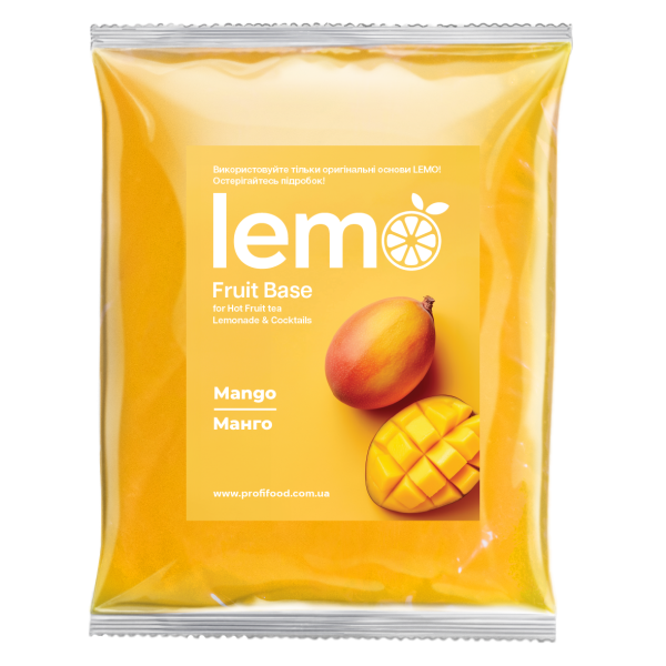 Концентрат для лимонаду та чаю LEMO Манго 1 кг