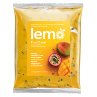 Концентрат для лимонаду та чаю LEMO Манго-Маракуя з кісточкою 1 кг