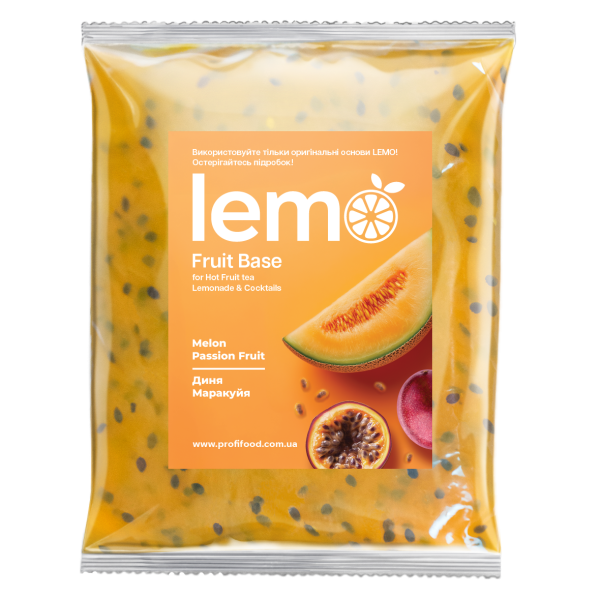 Концентрат для лимонаду та чаю LEMO Диня-Маракуйя 1 кг