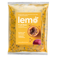 Концентрат для лимонаду та чаю LEMO Маракуйя з кісточкою 1 кг