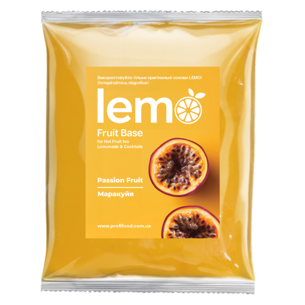 Концентрат для лимонаду та чаю LEMO Маракуйя 1 кг