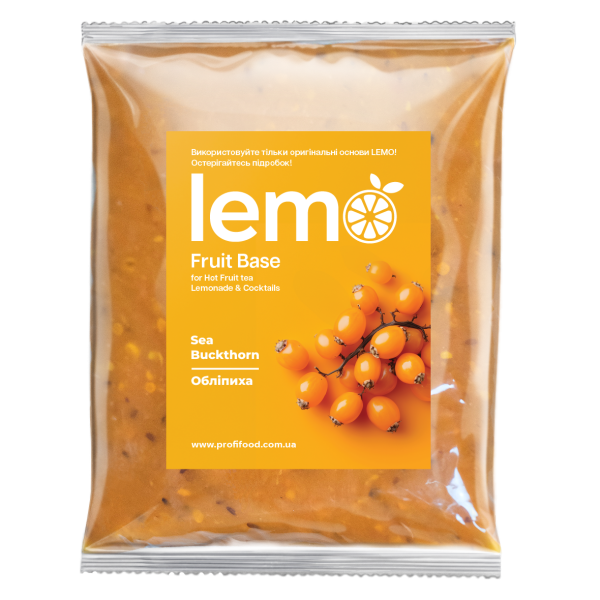 Концентрат для лимонаду та чаю LEMO Обліпиха 1 кг