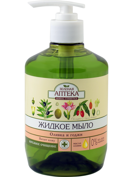 Мило рідке ЗЕЛЕНА АПТЕКА 0,46л
