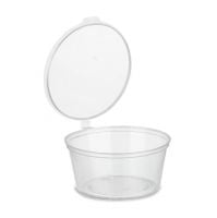 Соусник з кришкою РР 45 мл ПРОЗОРИЙ
