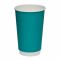 Стакан паперовий двошаровий 500 мл Soft touch GREEN-BLUE