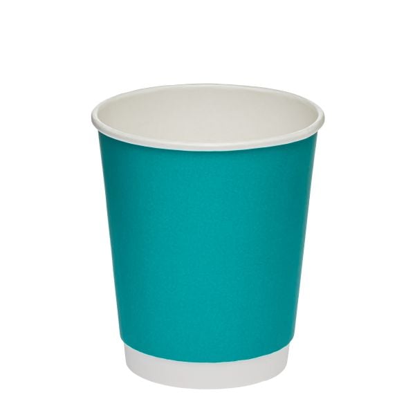 Стакан паперовий двошаровий 270 мл Soft touch GREEN-BLUE