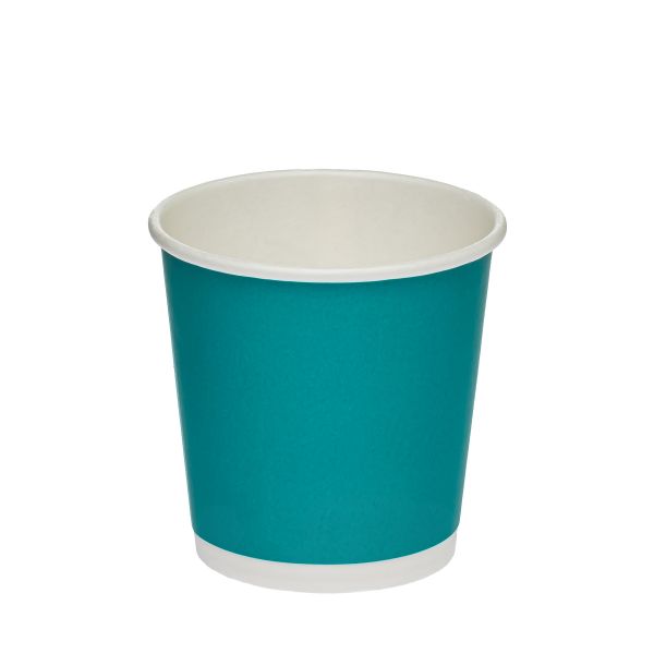 Стакан паперовий двошаровий 180 мл Soft touch GREEN-BLUE