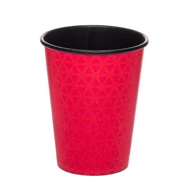 Стакан паперовий 400 мл RED & BLACK