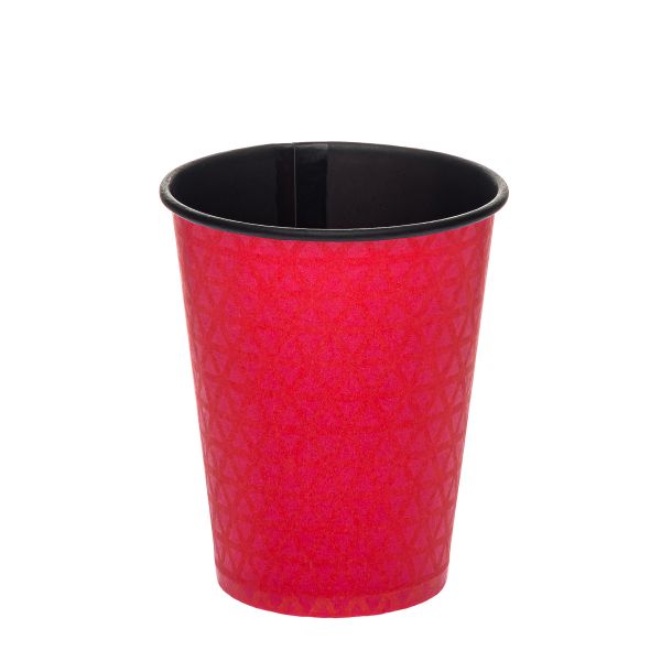 Стакан паперовий 250 мл RED & BLACK