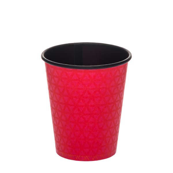 Стакан паперовий 185 мл RED & BLACK