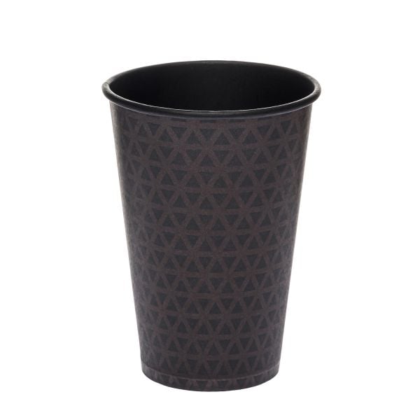 Стакан паперовий 340 мл ALL BLACK