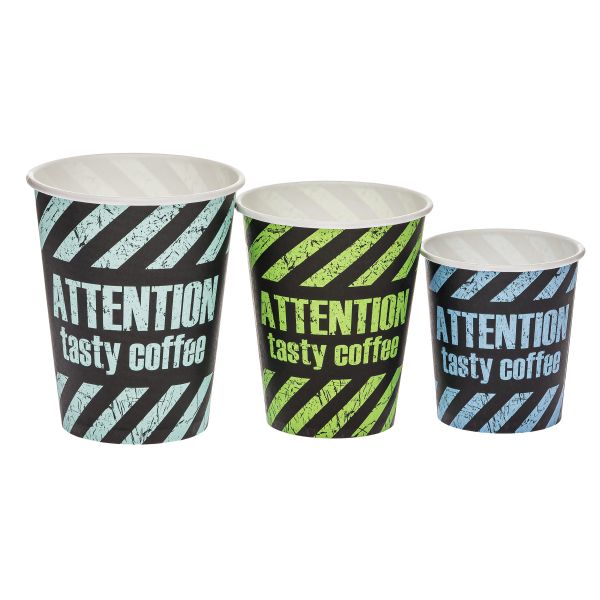 Стакан паперовий 185 мл ATTENTION