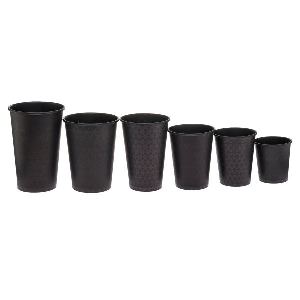 Стакан паперовий 340 мл ALL BLACK