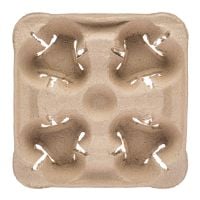 Тримач для 4-х стаканів бурий