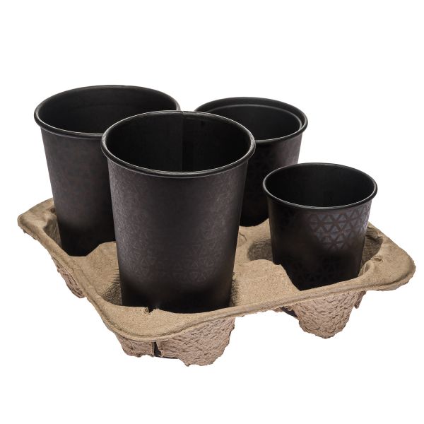 Тримач для 4-х стаканів бурий