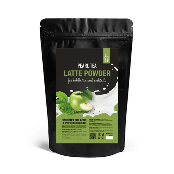 Суха молочна суміш Матча Лате Яблуко 600 г