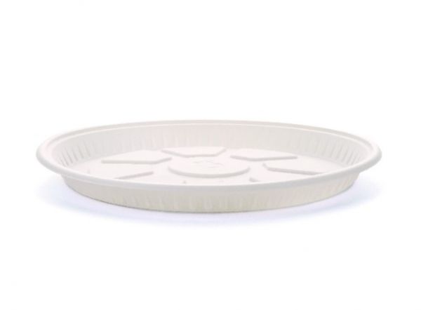 Тарілка БІО d-20,5 см h-2 см з кукурудзяного крохмалю 200 шт