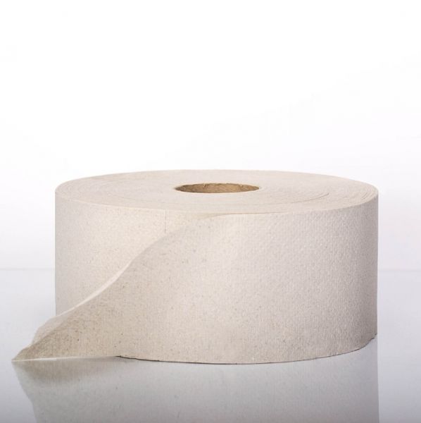 Туалетний папір Малинський Папір на гільзі d=19 см макулатурний сірий