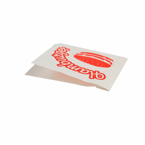 Упаковка паперова для бургерів та гамбургерів куточок 150*125*0 мм 40г/м2 МАЛЮНОК