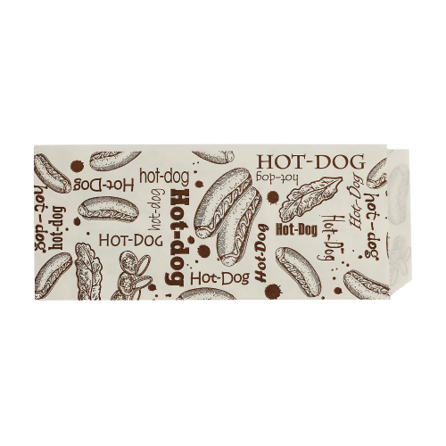 Упаковка паперова для хот-догів куточок 210*85*0 мм 40г/м2 МАЛЮНОК