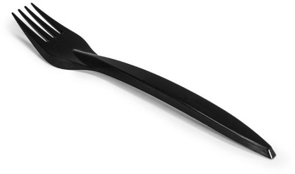 Виделки 16 см 90 шт чорні