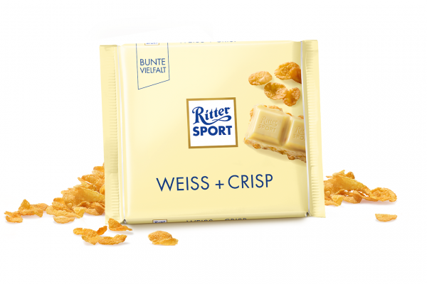 Шоколад RITTER SPORT Weiss+Crisp Білий шоколад з пластівцями 100 г