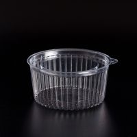 Контейнер PS круглий з кришкою 250 мл d-102 мм h-90 мм ПРОЗОРИЙ